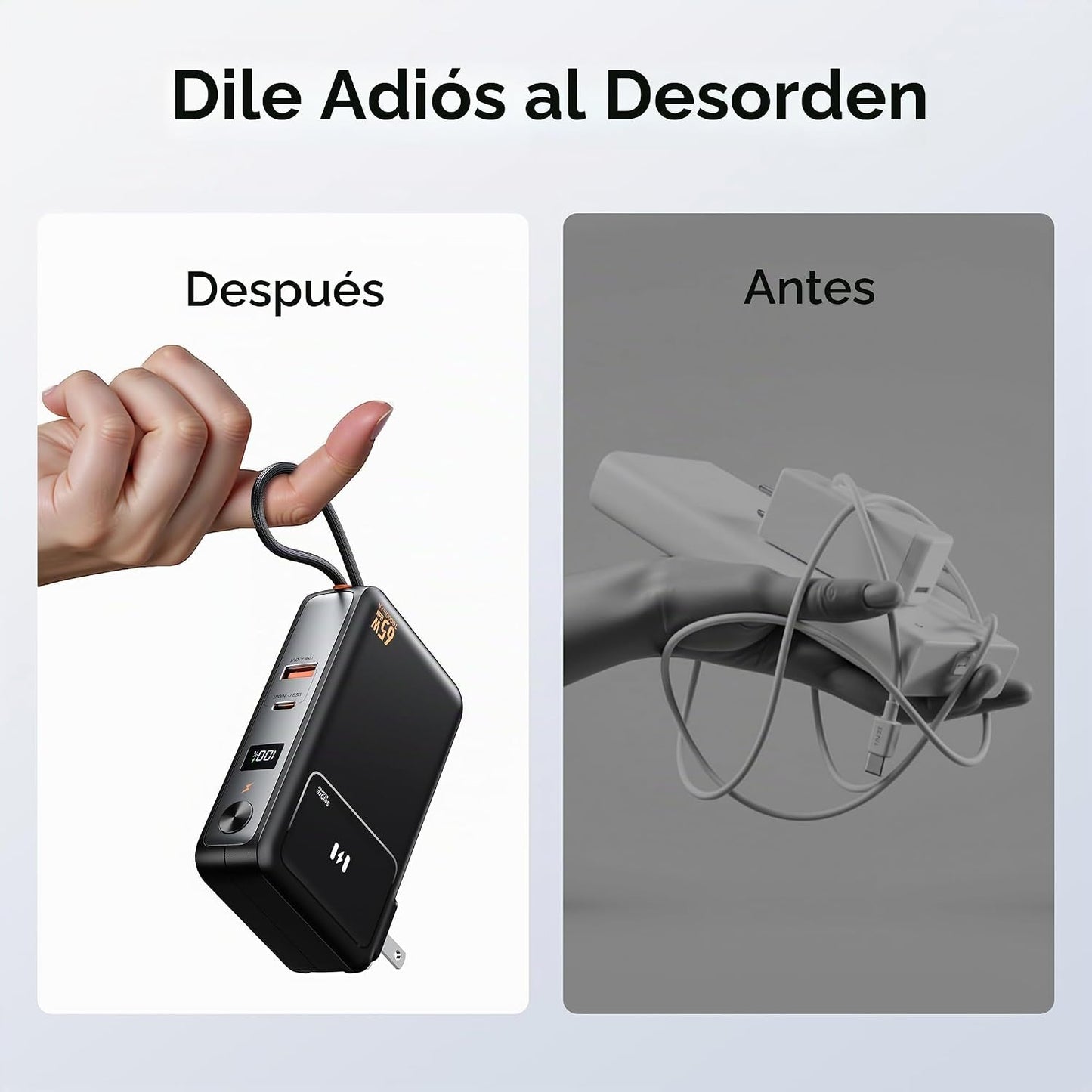 Selore&amp;S-Global - Cargador de teléfono portátil 3 en 1 con ench...