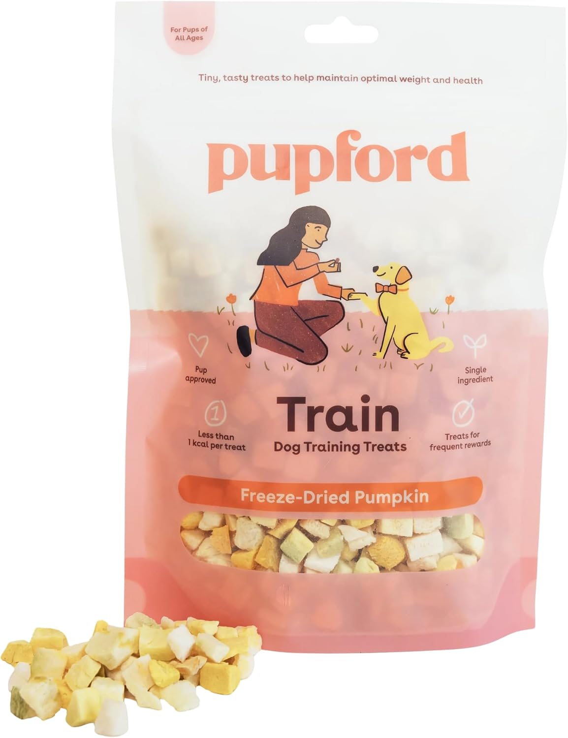 Pupford Golosinas de entrenamiento liofilizadas para perros y cacho...