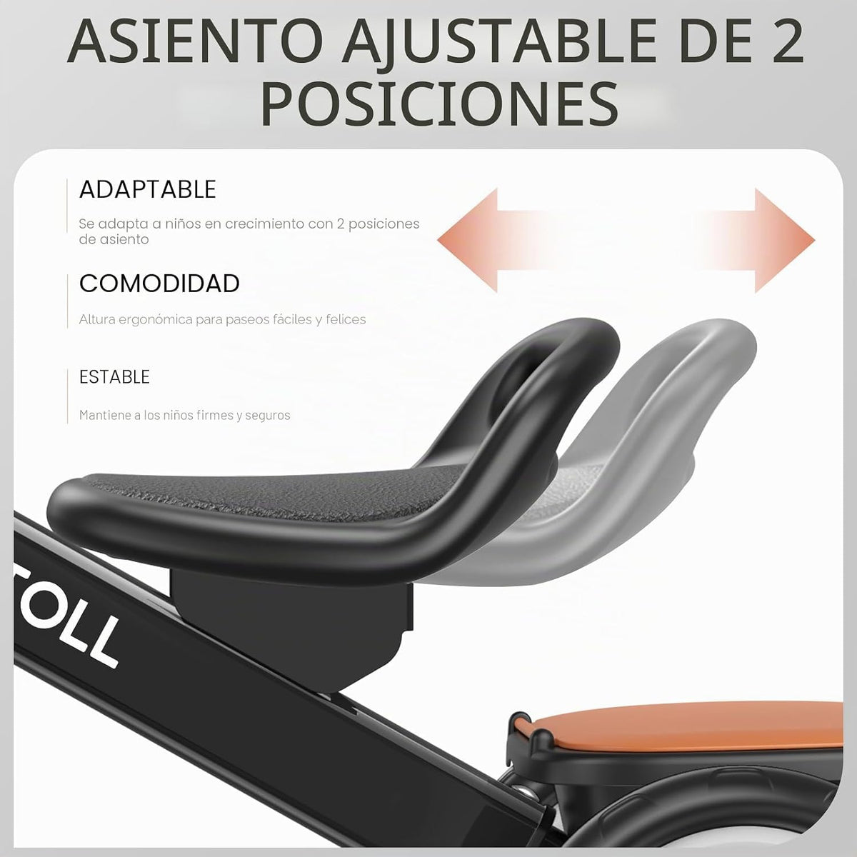 Umatoll - Triciclo para niños pequeños de 2 a 5 años, bicicleta aju...