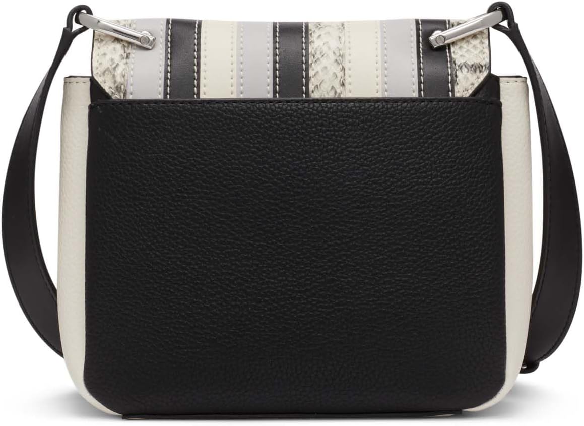 Calvin Klein Clove - Bandolera con solapa y triple compartimento pa...
