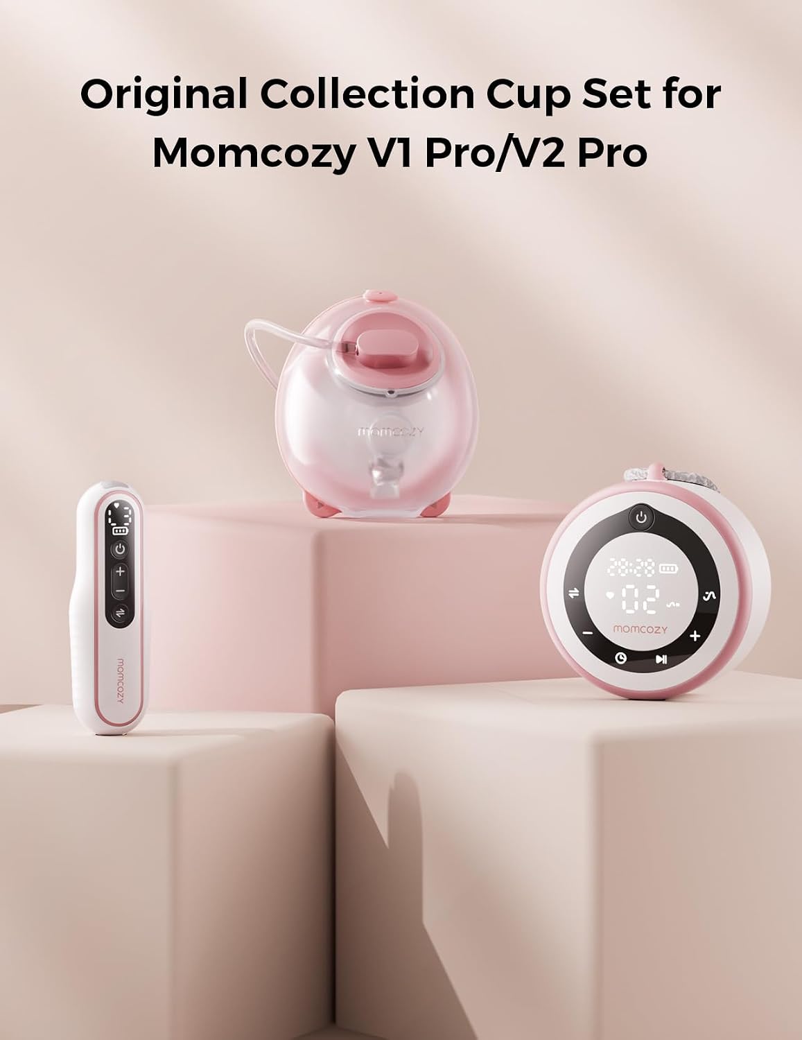 Momcozy - Vasos colectores de leche originales para V1 Pro\/V2 Pro,...