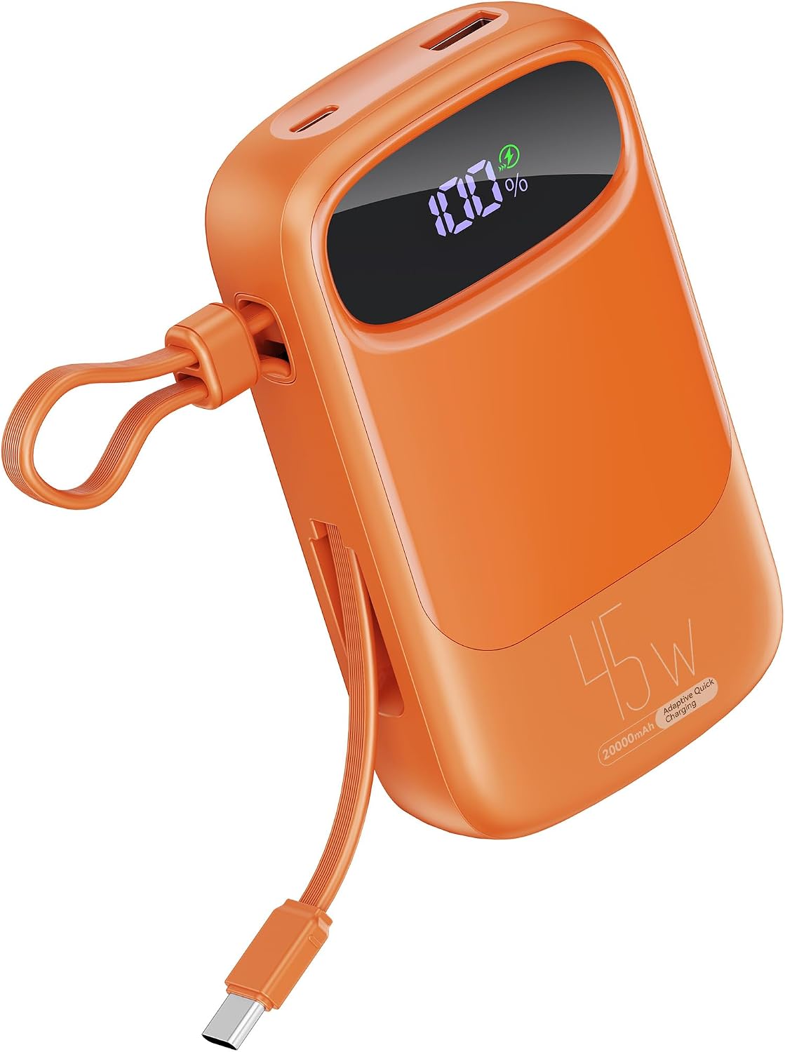 RETMSR Cargador Portátil 20000mAh 45W USB C Carga Rápida, Cable Inc...