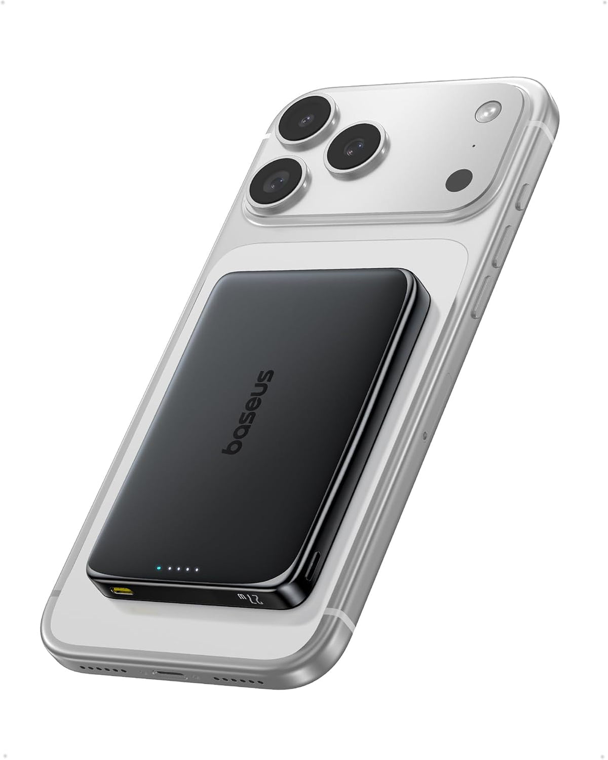 Baseus Picogo Power Bank, cargador portátil MagSafe ultra delgado d...