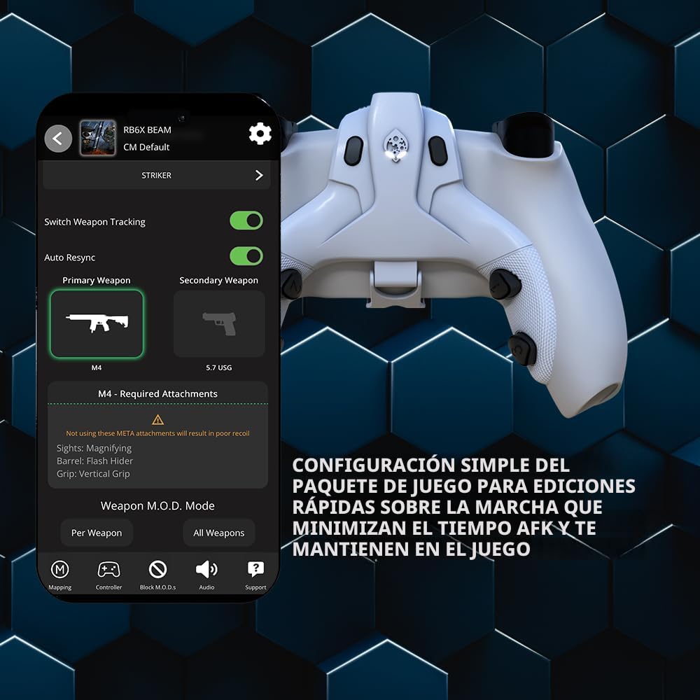 Collective Minds STRIKEPACK HORIZON™ VISTA para controladores están...