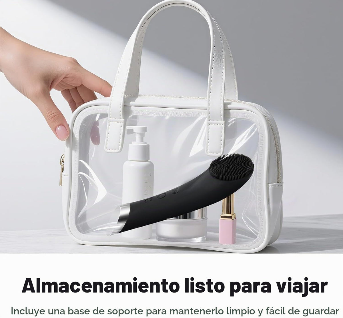 PRITECH Cepillo de limpieza facial, depurador facial de silicona re...