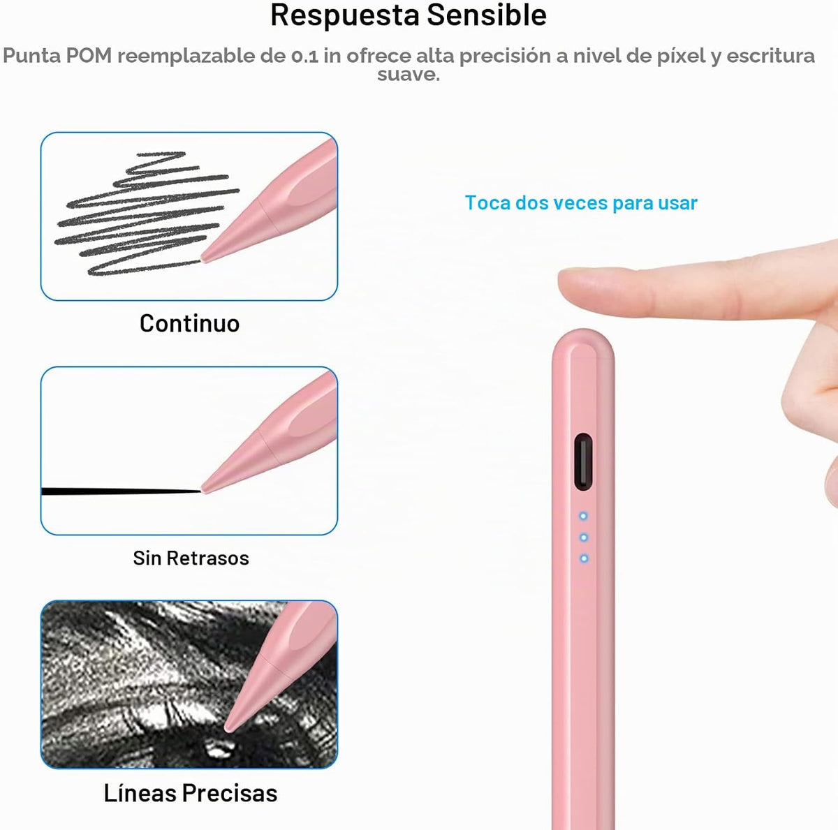 Cisteen Lápiz óptico para iPad 2026-2018 con carga más rápida, lápi...