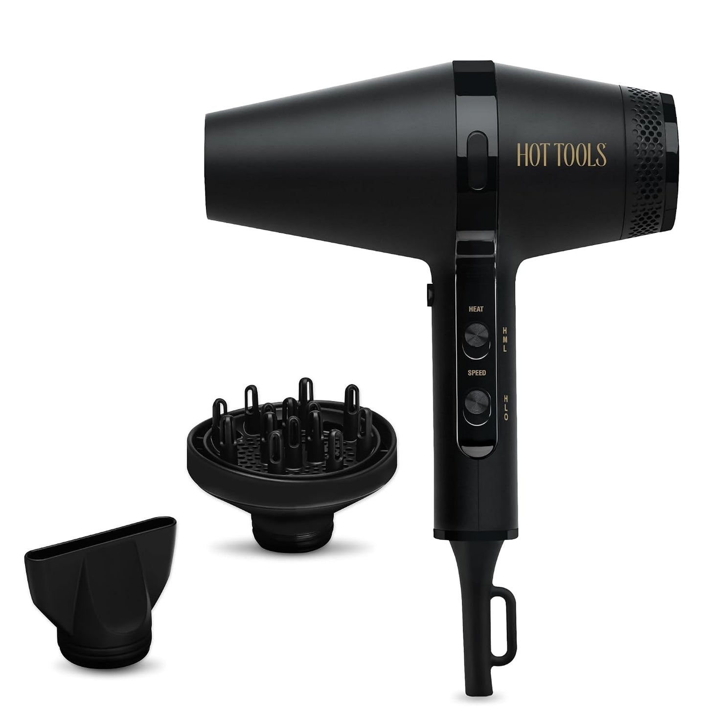 Secador de salón HOT Tools Pro Artist Black Gold Infrarrojo Ionic™...
