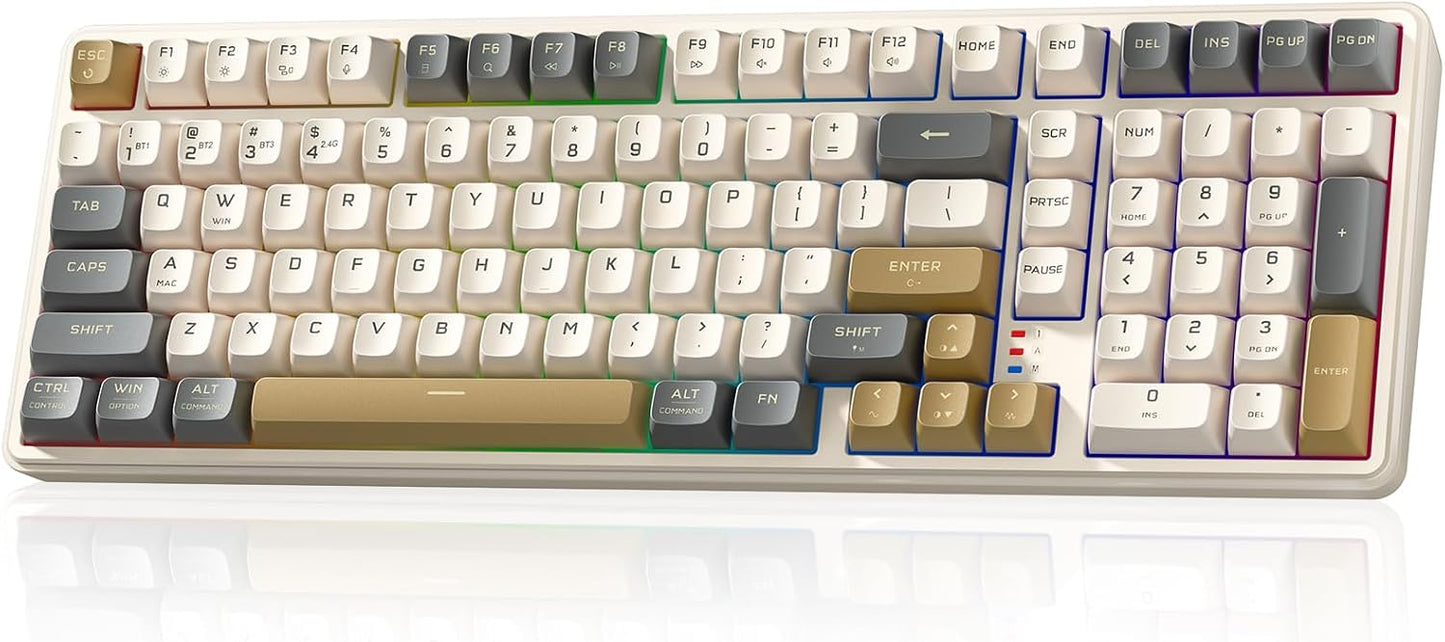 Redragon K528 Teclado inalámbrico para juegos Bluetooth Teclados de...