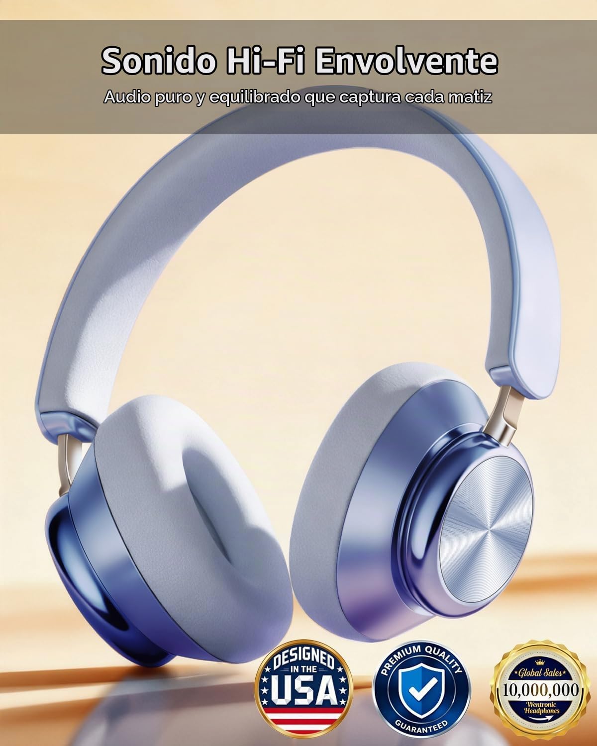 Wentronic Y03 Auriculares Bluetooth inalámbricos con cancelación ac...