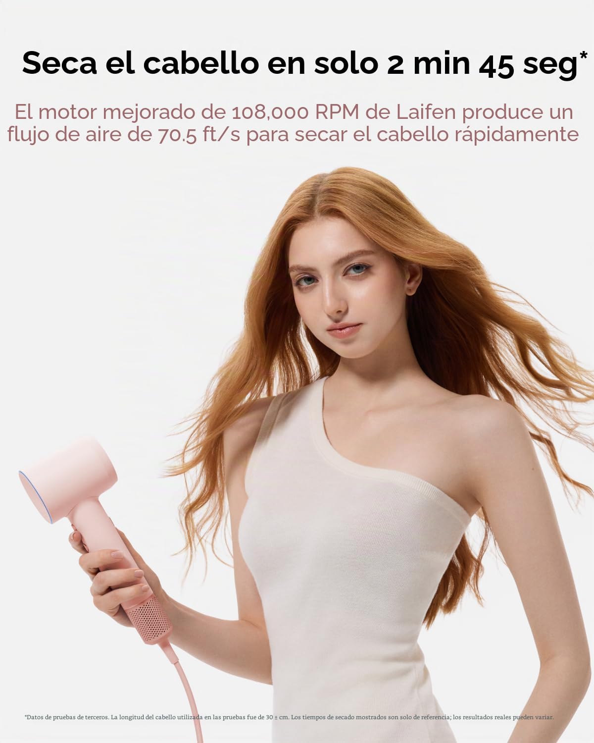Laifen Secador de pelo SE 2, secador de pelo iónico negativo de 200...