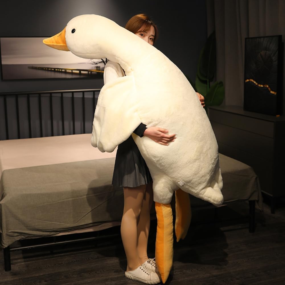 Srutirbo Animal de Peluche Gigante de Ganso, Pato Suave de Peluche...