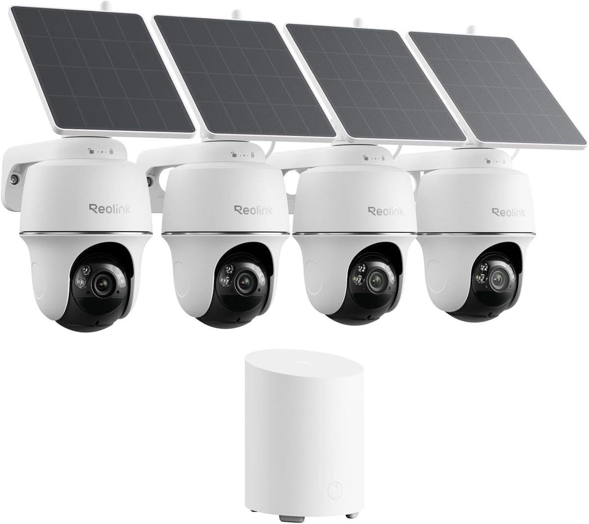 REOLINK 360° PT - Cámaras de seguridad solares inalámbricas para ex...