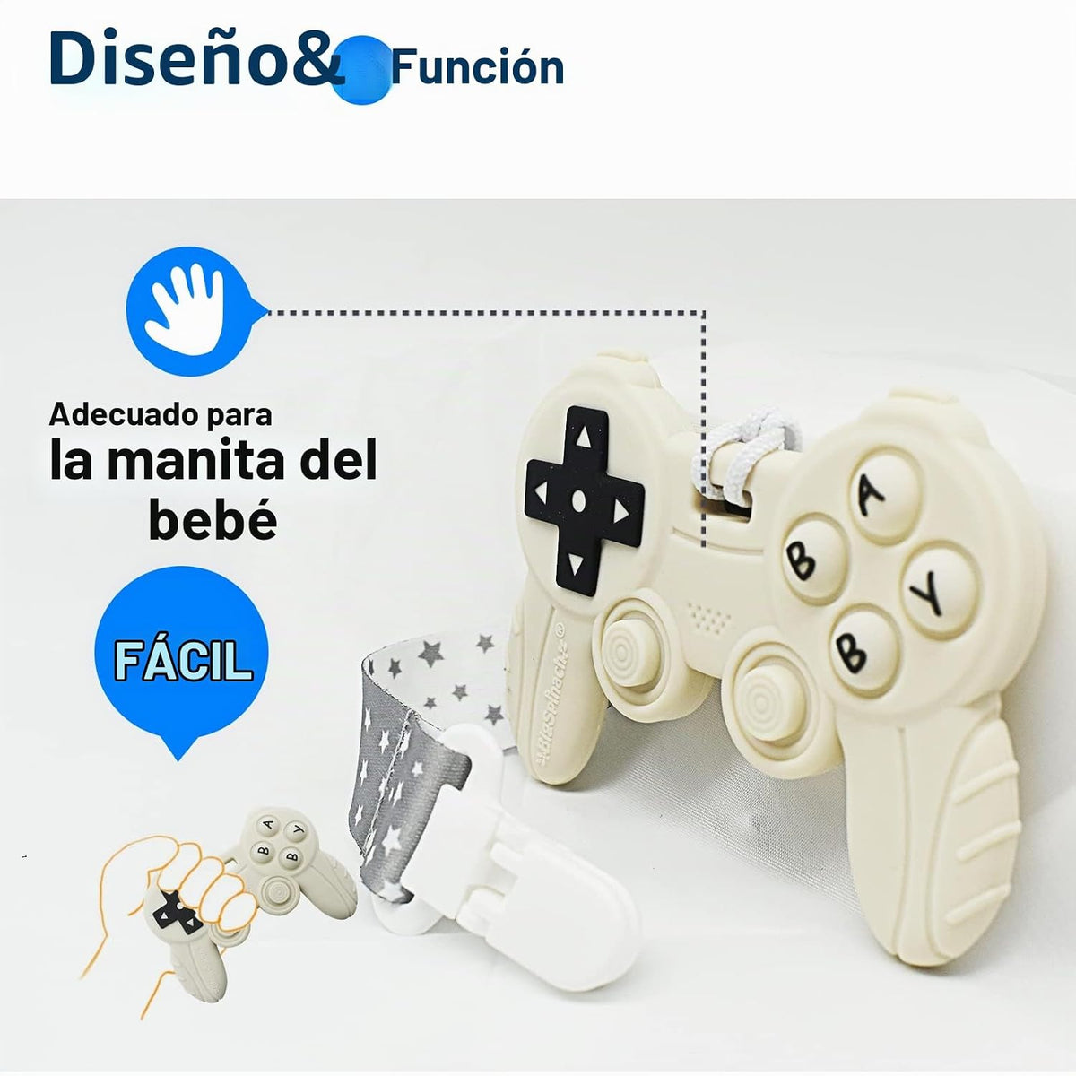Juguetes de dentición con control remoto genial para bebés de 0-6 y...