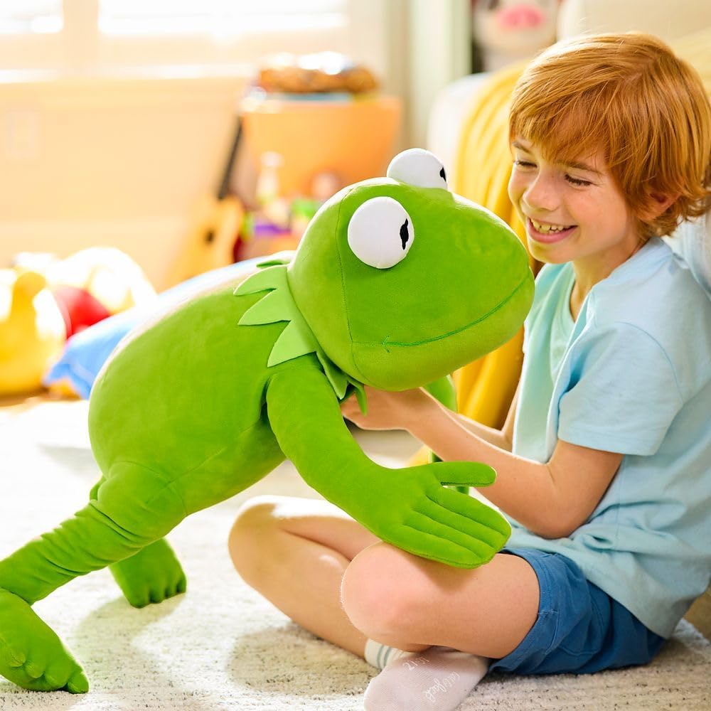 DISNEY STORE Peluche oficial de Cuddleez, Kermit the Frog, peluche...
