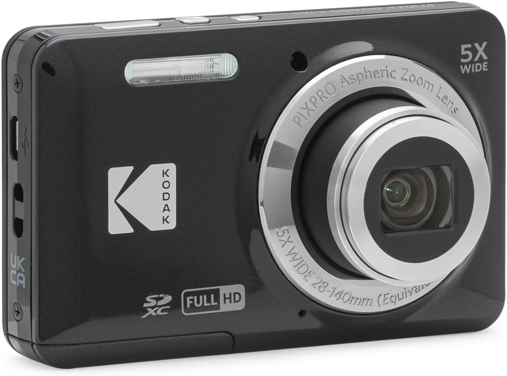 Kodak PIXPRO FZ55 - Cámara digital (negro) + Tarjeta de memoria de...