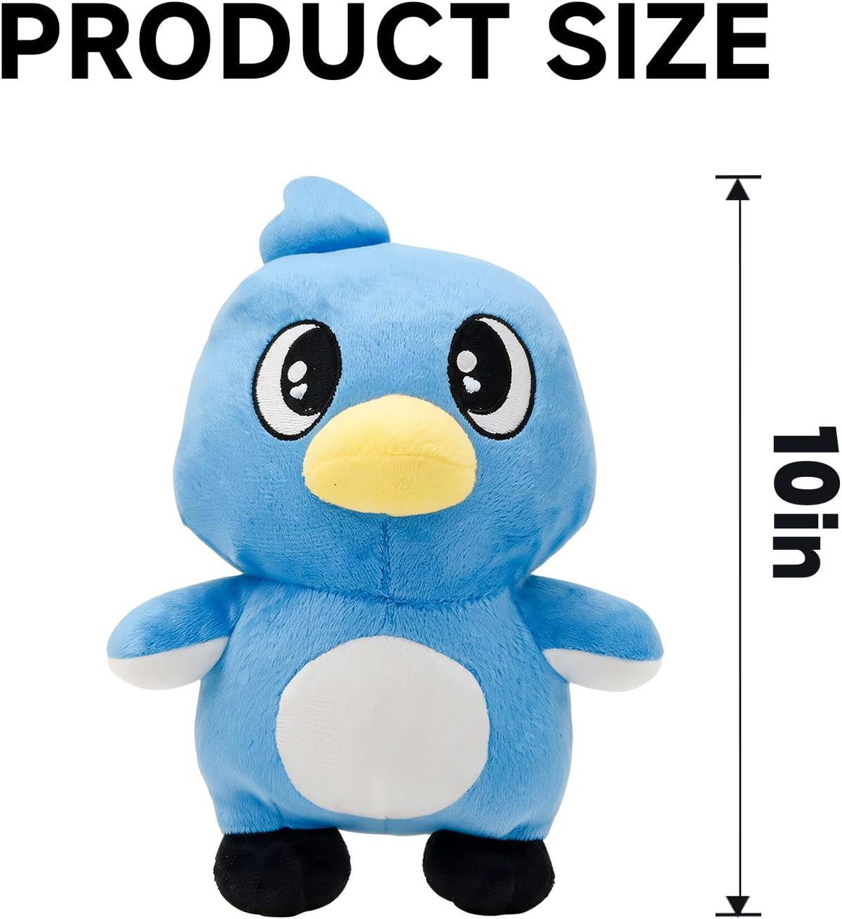 Juguete de peluche de pingüino azul, muñeca rellena de personajes d...