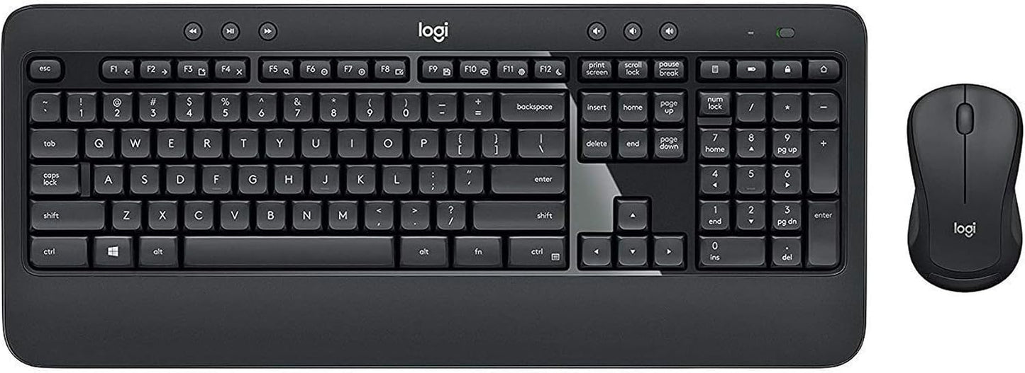 Logitech MK540 Juego de teclado y mouse inalámbricos avanzados de 2...