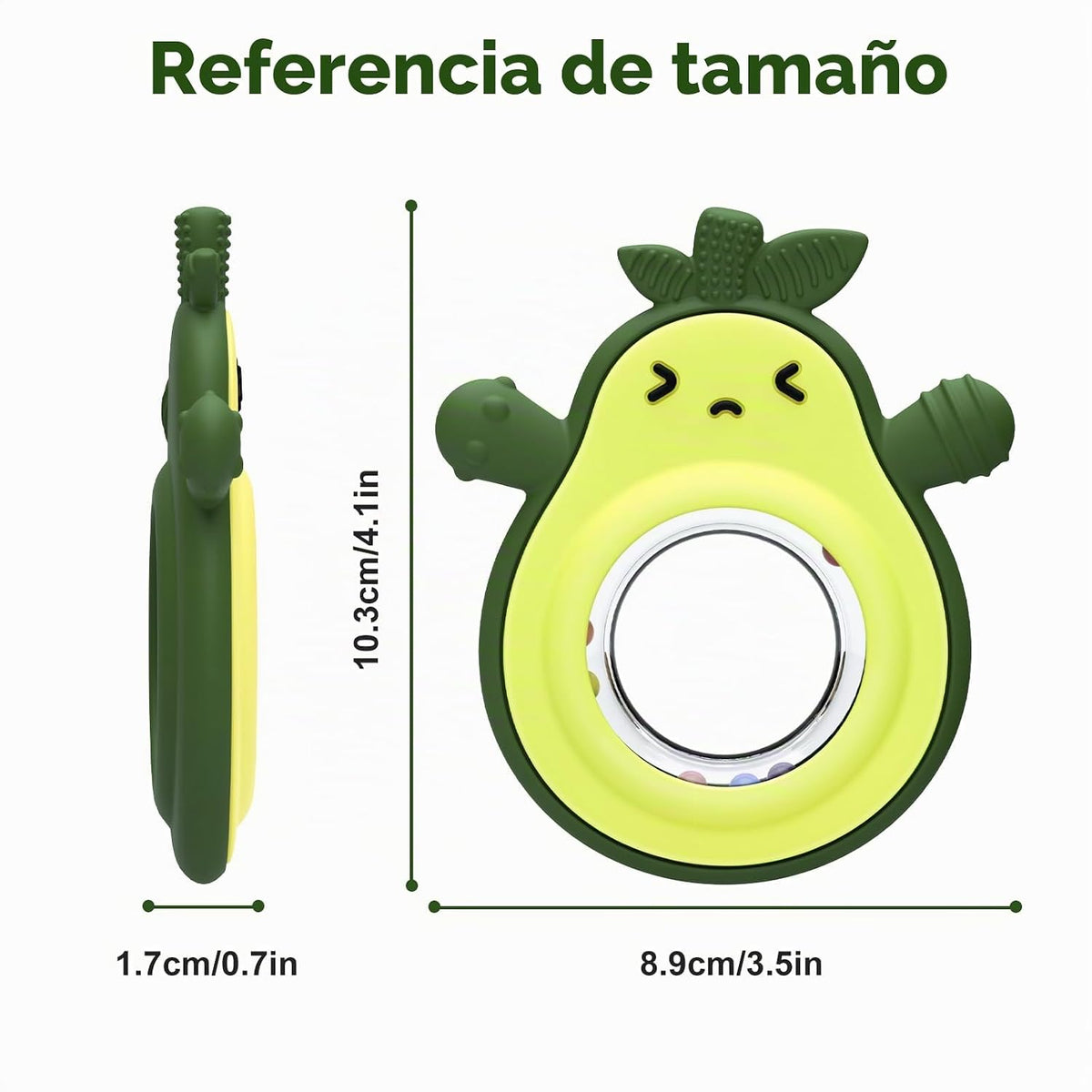 Baby Rattles - Juguete de dentición para bebés de 0 a 6 meses, dise...