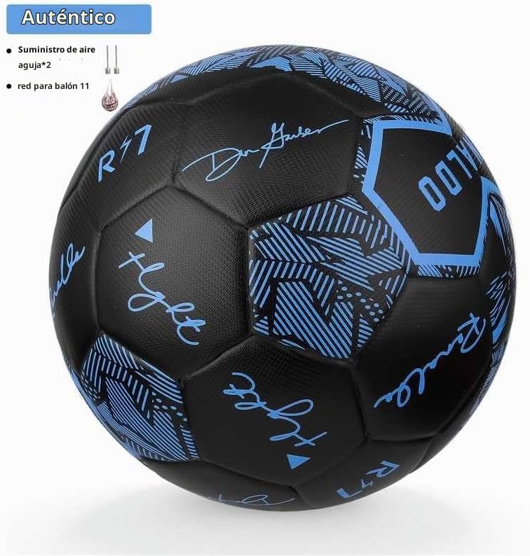 Balón de fútbol sin costuras tamaño 4\/5, termoadherido para entren...