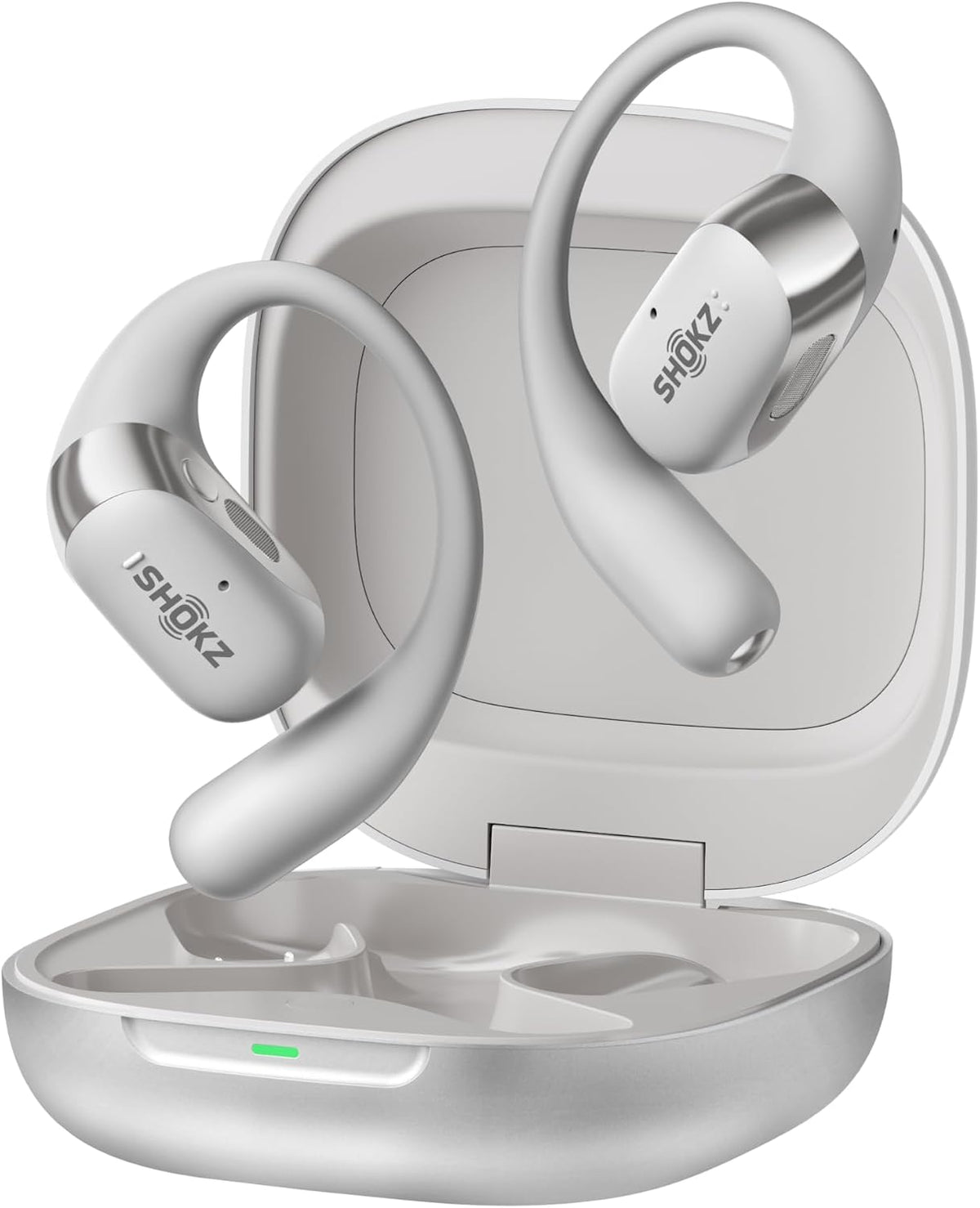 SHOKZ Nuevos auriculares OpenFit 2+ de oreja abierta, habilitados p...