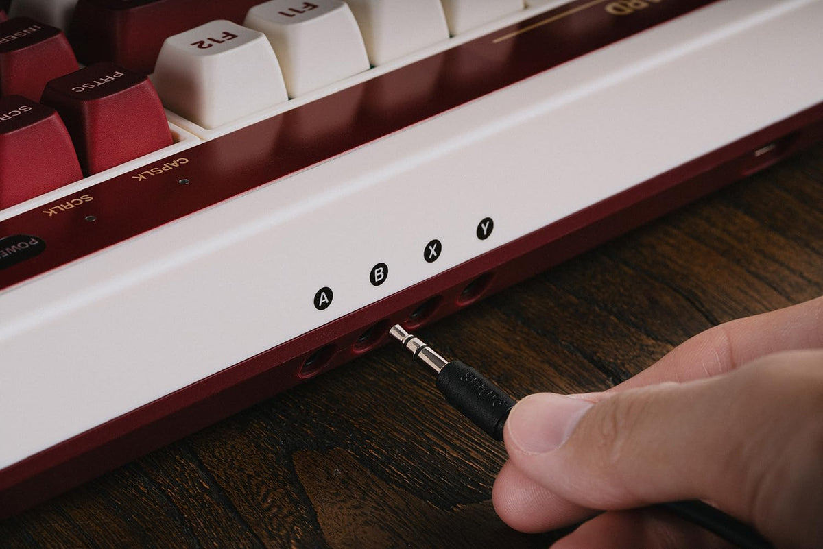 Teclado mecánico retro 8BitDo, teclado para juegos Bluetooth\/2.4G\...