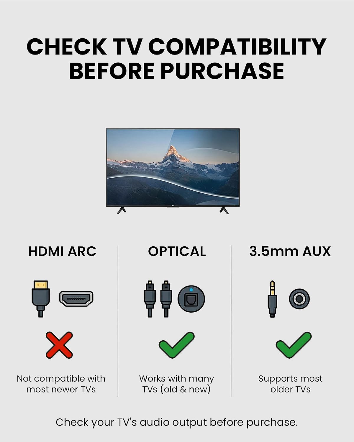 Avantree HT5009 Plus - Auriculares inalámbricos para TV con transmi...