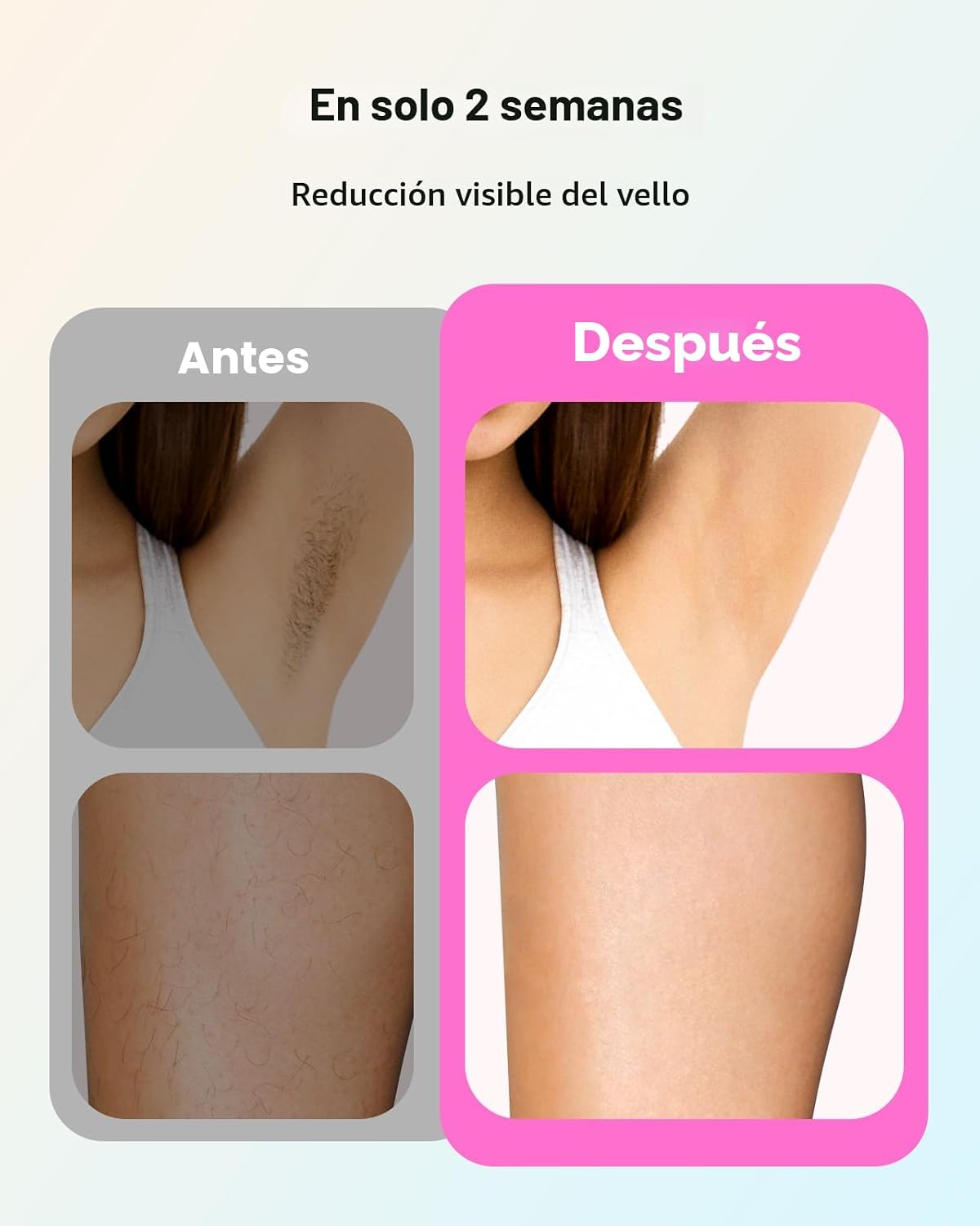 LYSMOSKI Depilación láser para mujeres y hombres, dispositivo de de...