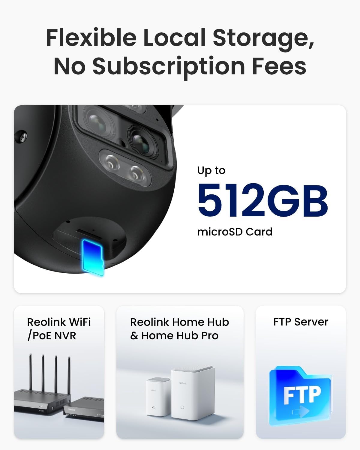 REOLINK 4K Cámara con cable WiFi para exterior, Cámara de seguridad...