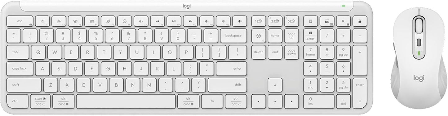 Logitech MK955 Signature - Combo de teclado y mouse inalámbricos, p...