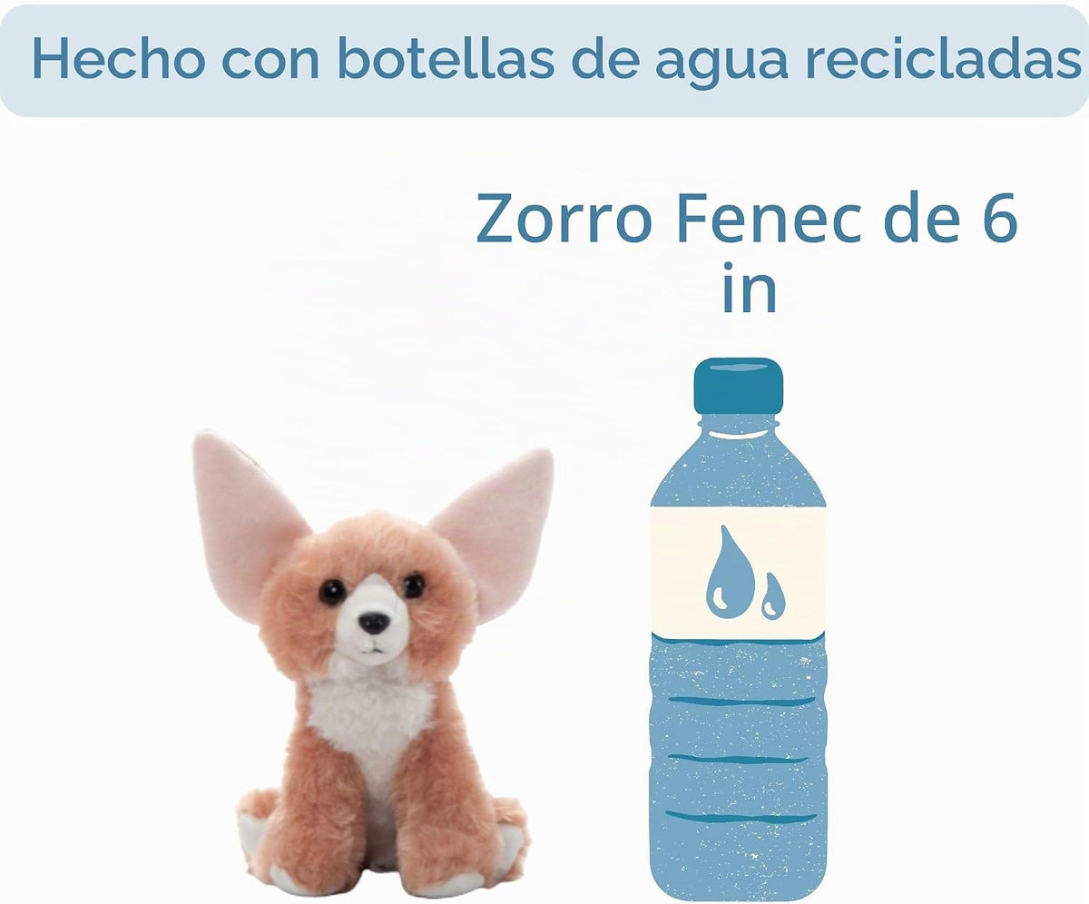 The Petting Zoo Peluche de zorro Fennec, Babiez, regalos para niños...