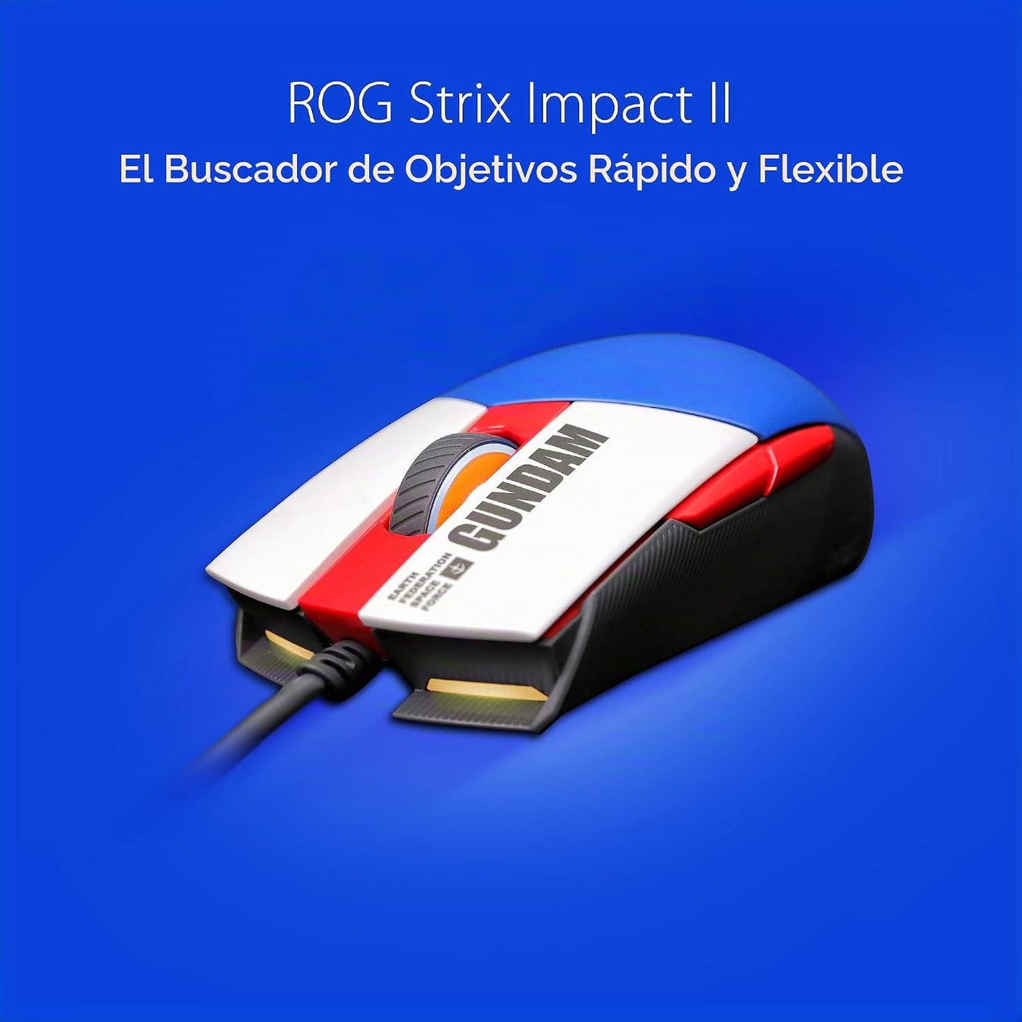 Ratón para juegos ASUS ROG Strix Impact II Edición Gundam (Edición...