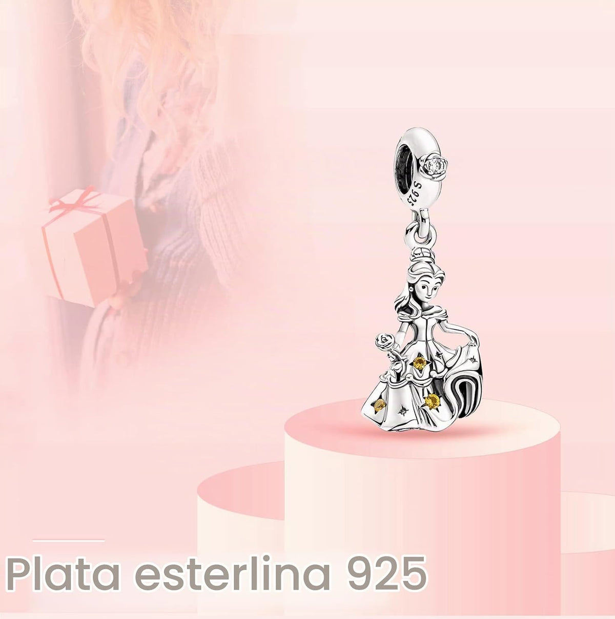 MITSOKU Dijes de plata de ley 925 para pulseras y collares, diseño...