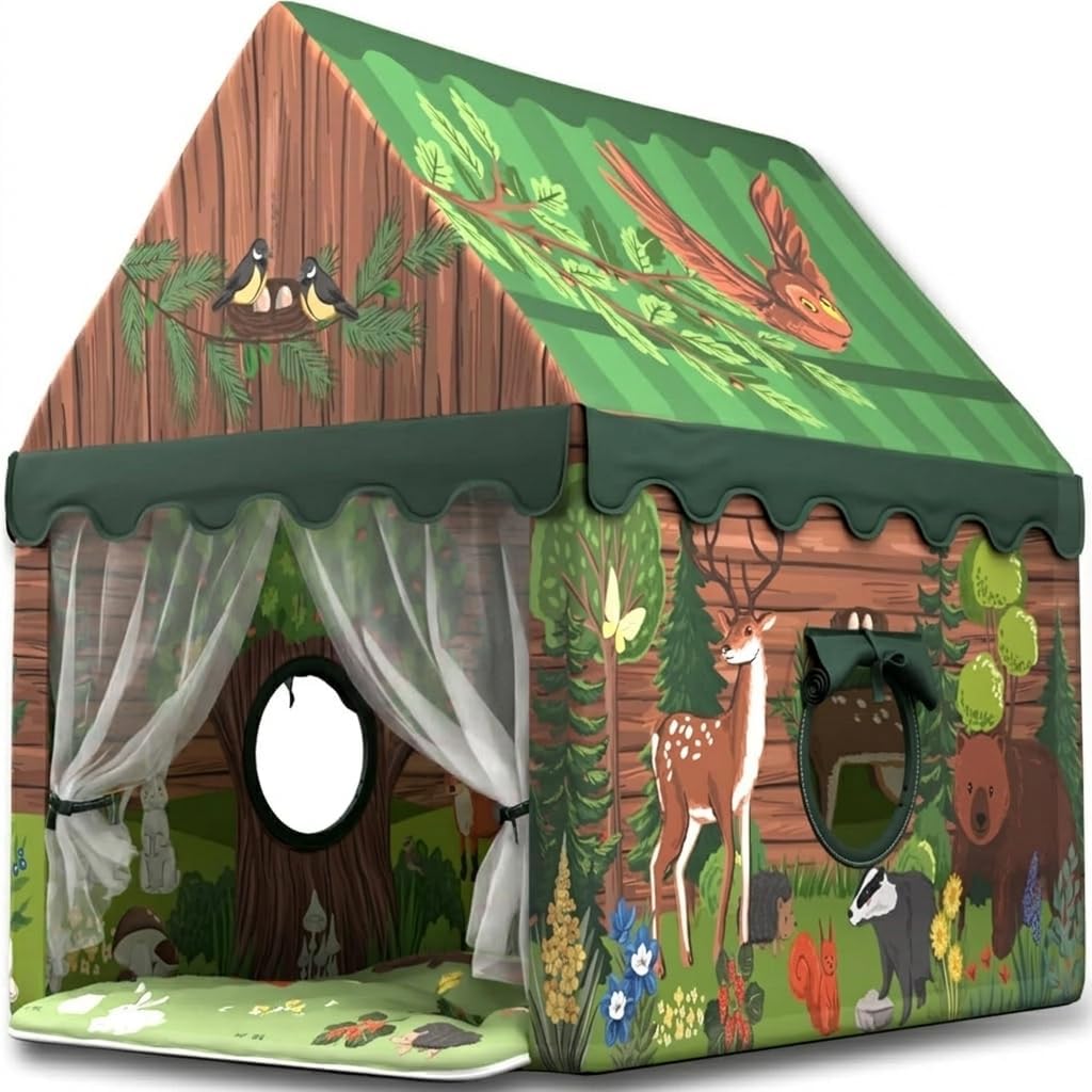 Tienda de campaña para niños, casa de juegos grande para niños y ni...