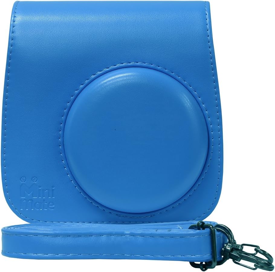 Fujifilm Instax Mini 9 - Cámara instantánea azul cobalto con funda...