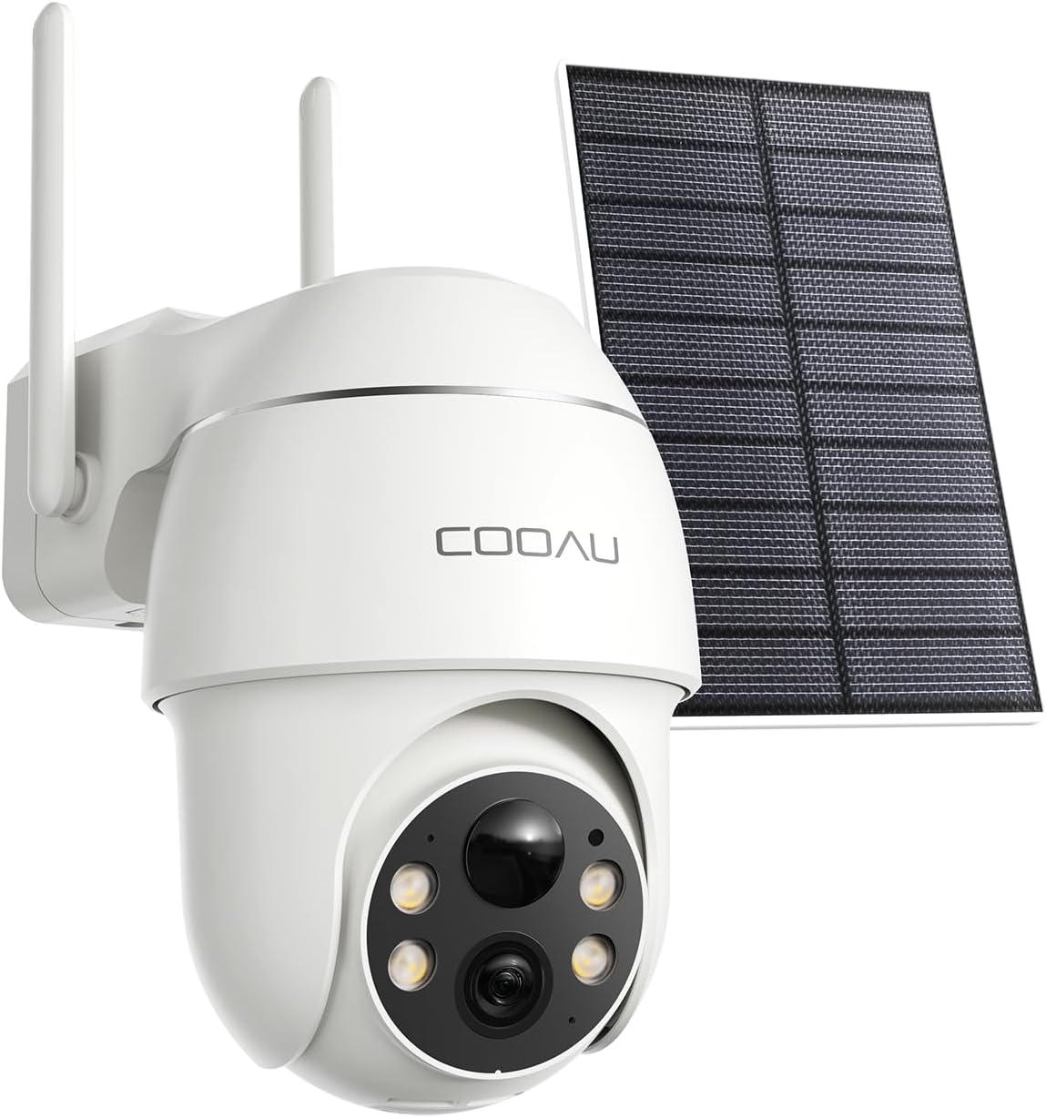 COOAU Cámaras de 4MP para seguridad en el hogar al aire libre, cáma...