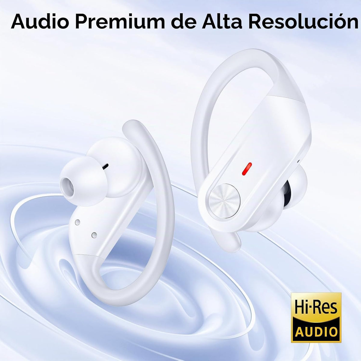 Auriculares inalámbricos híbridos con cancelación activa de ruido,...