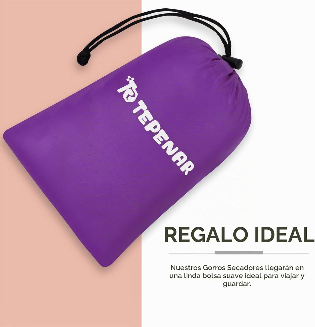 Accesorio de Capucha para Secador de Pelo TEPENAR: Capucha de Secad...