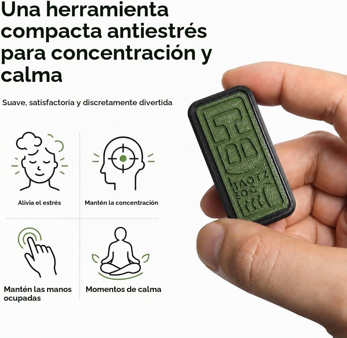 HAOTZ Fidget Slider - Juguete sensorial para adultos impreso en 3D...