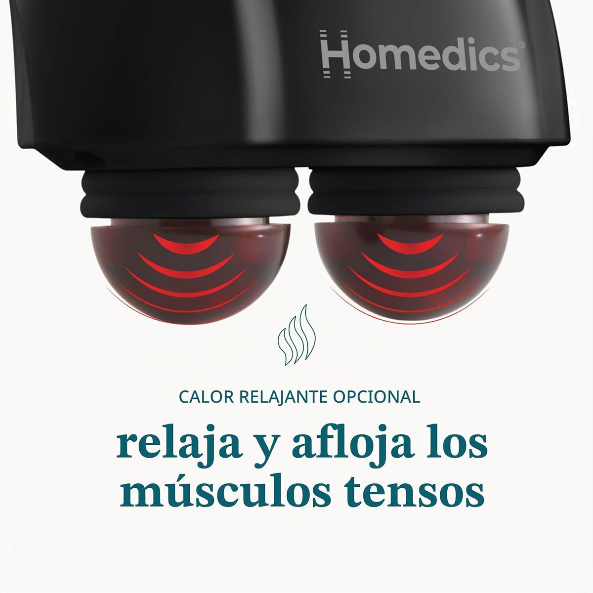 HoMedics Masajeador de doble nodo Twin Percussion Pro con calor | M...