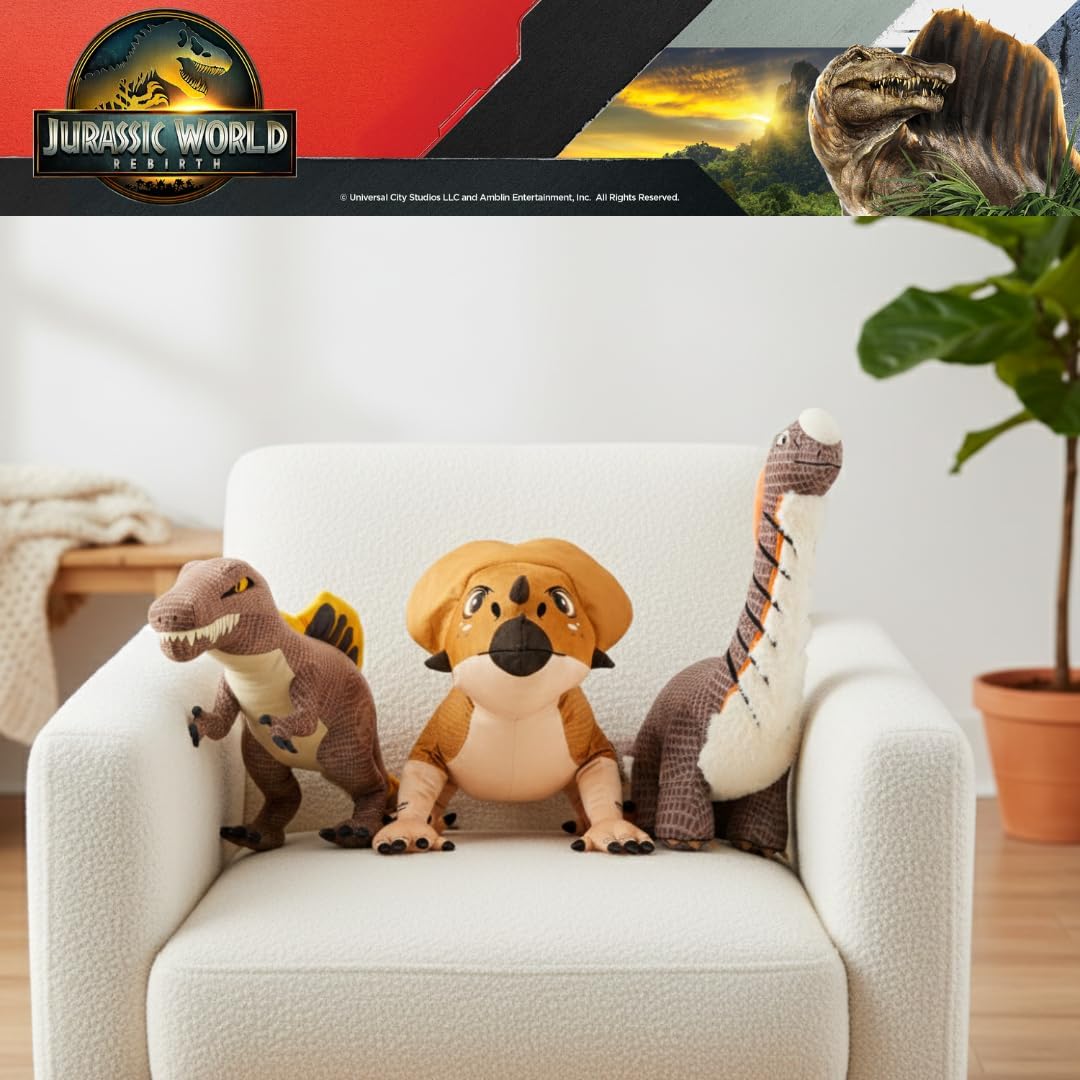 Jurassic World Rebirth Aquilops Dolores Almohada de Abrazo, Ropa de...