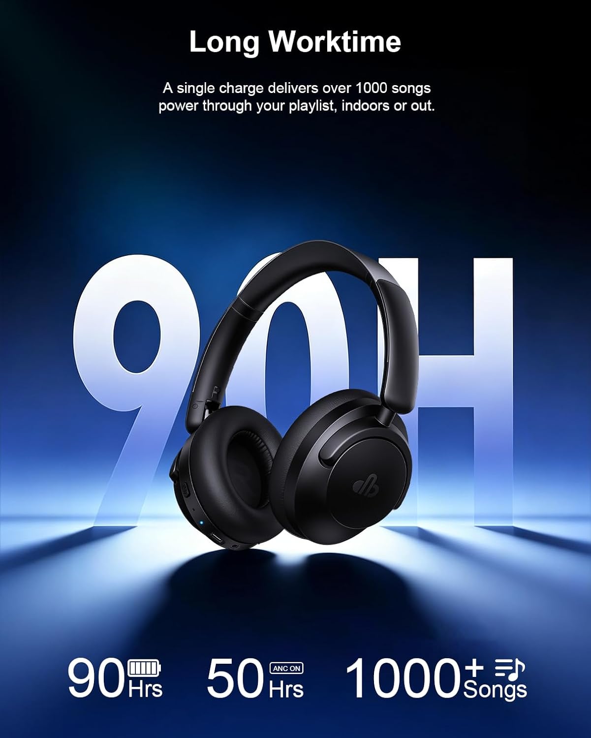 Auriculares híbridos con cancelación activa de ruido, auriculares B...