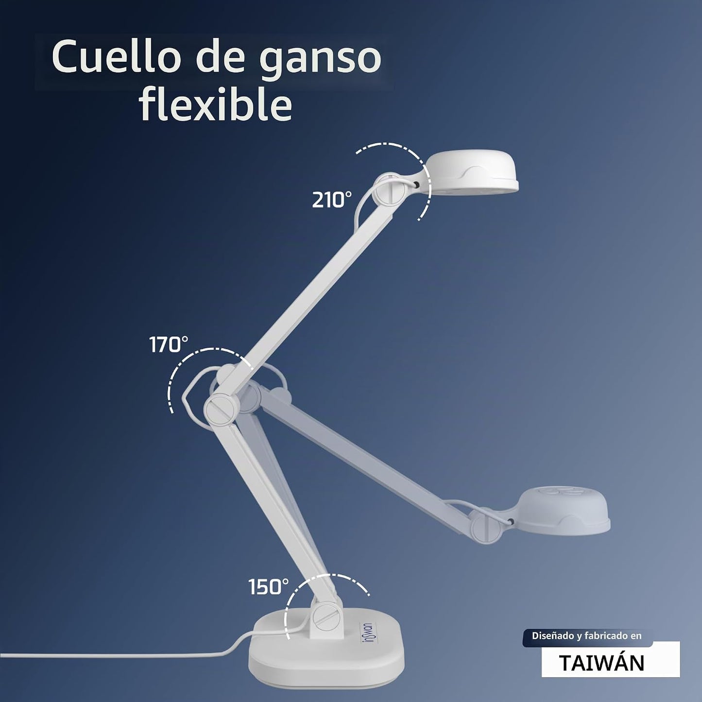 Cámara de documentos USB INSWAN INS-1 \u2014 8MP Ultra HD, enfoque...