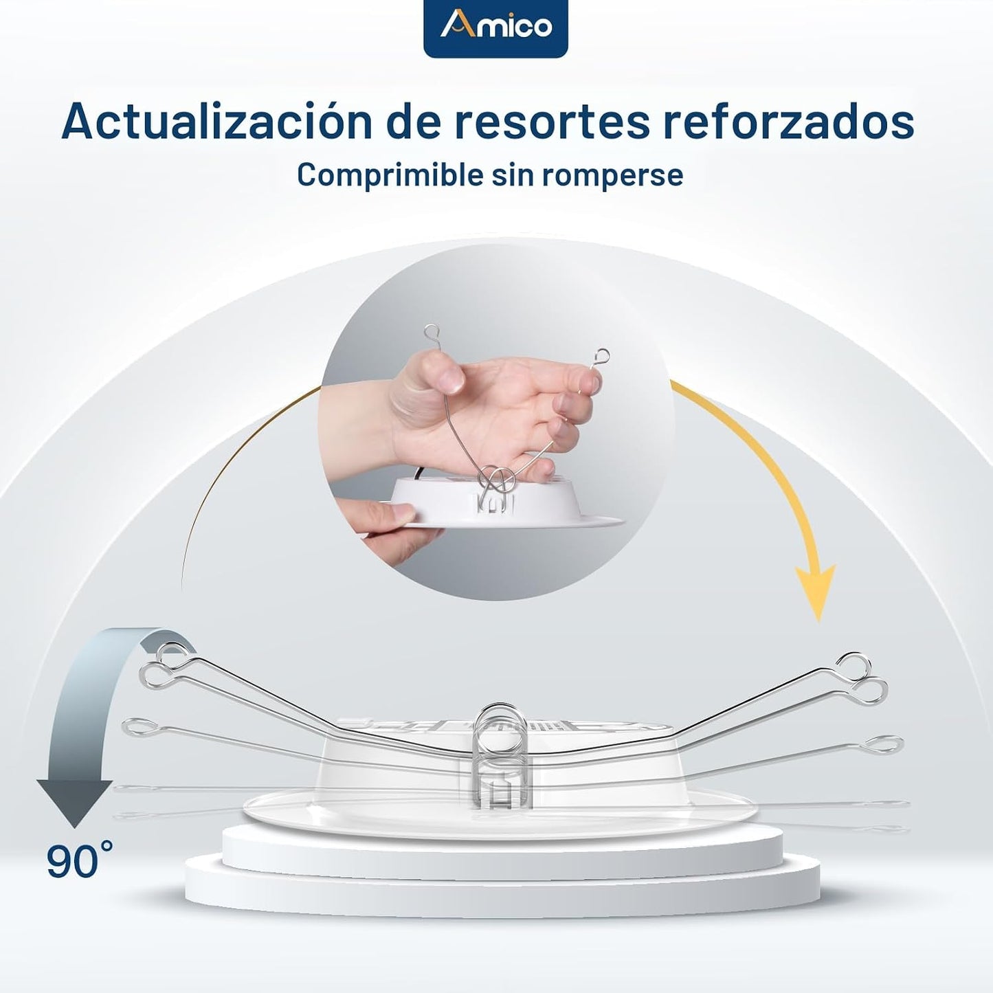 Amico Iluminación empotrable de 5\/6 pulgadas, paquete de 12 luces...