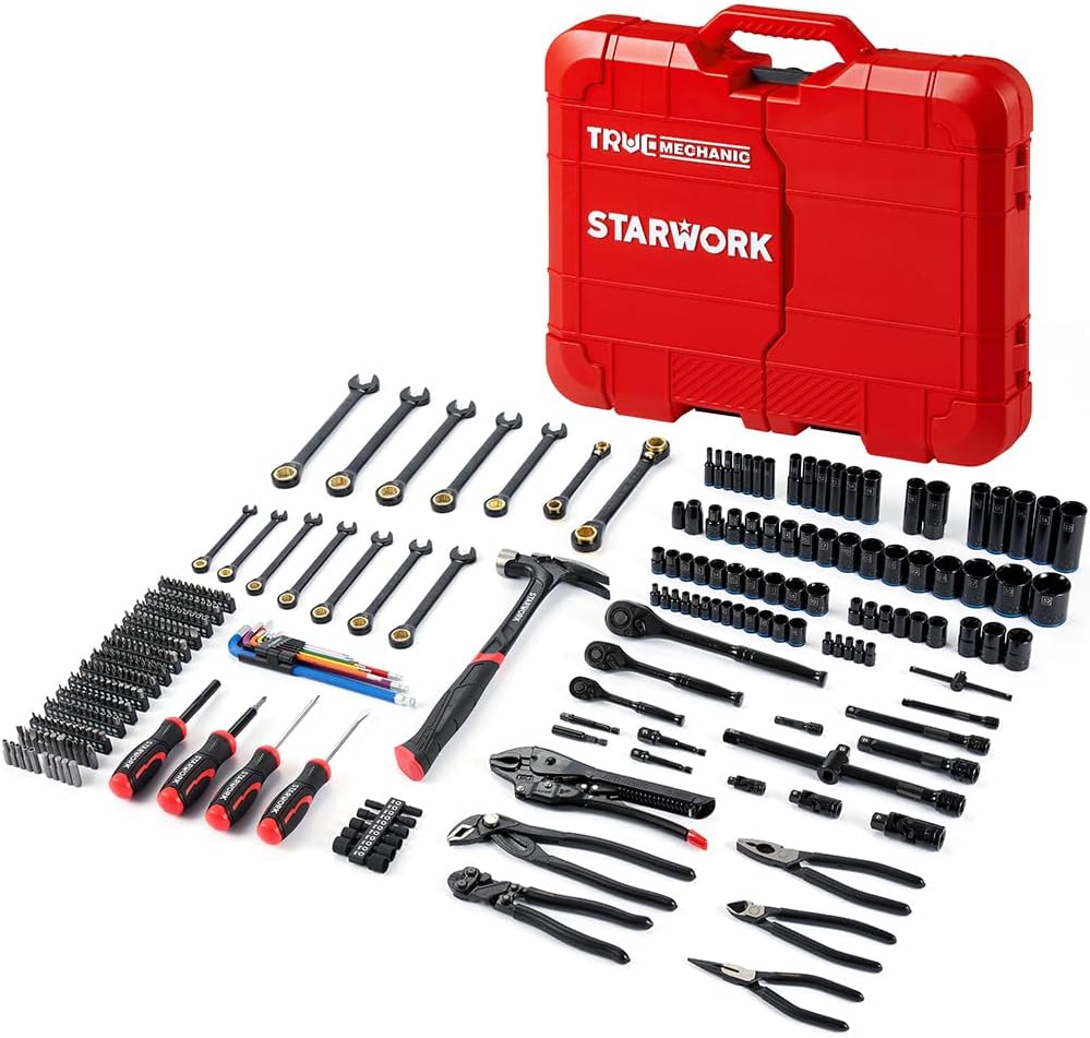 STARWORK TRUE MECHANIC - Juego de herramientas mecánicas de 306 pie...
