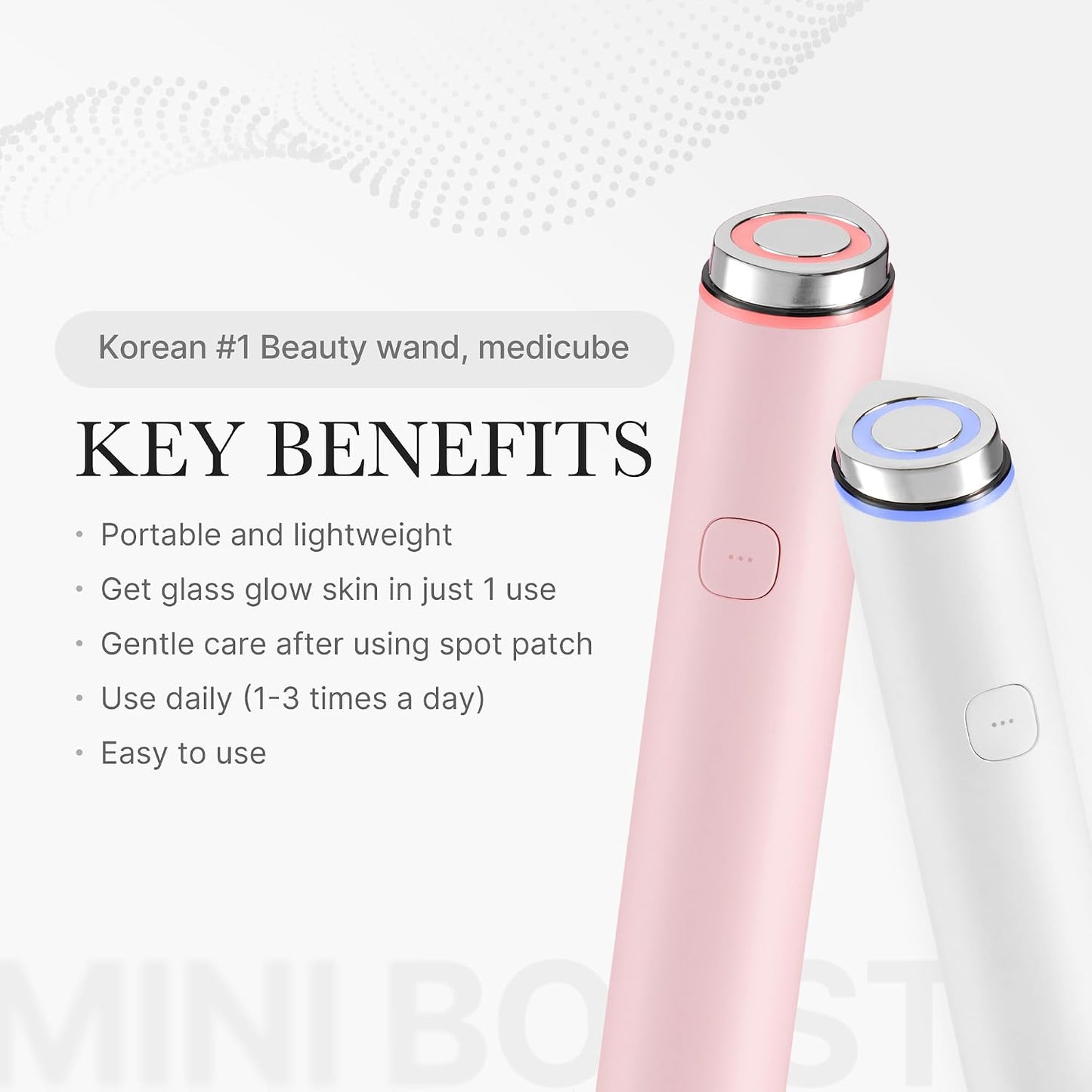 medicube Mini Booster Pro White | Dispositivo facial asequible en e...