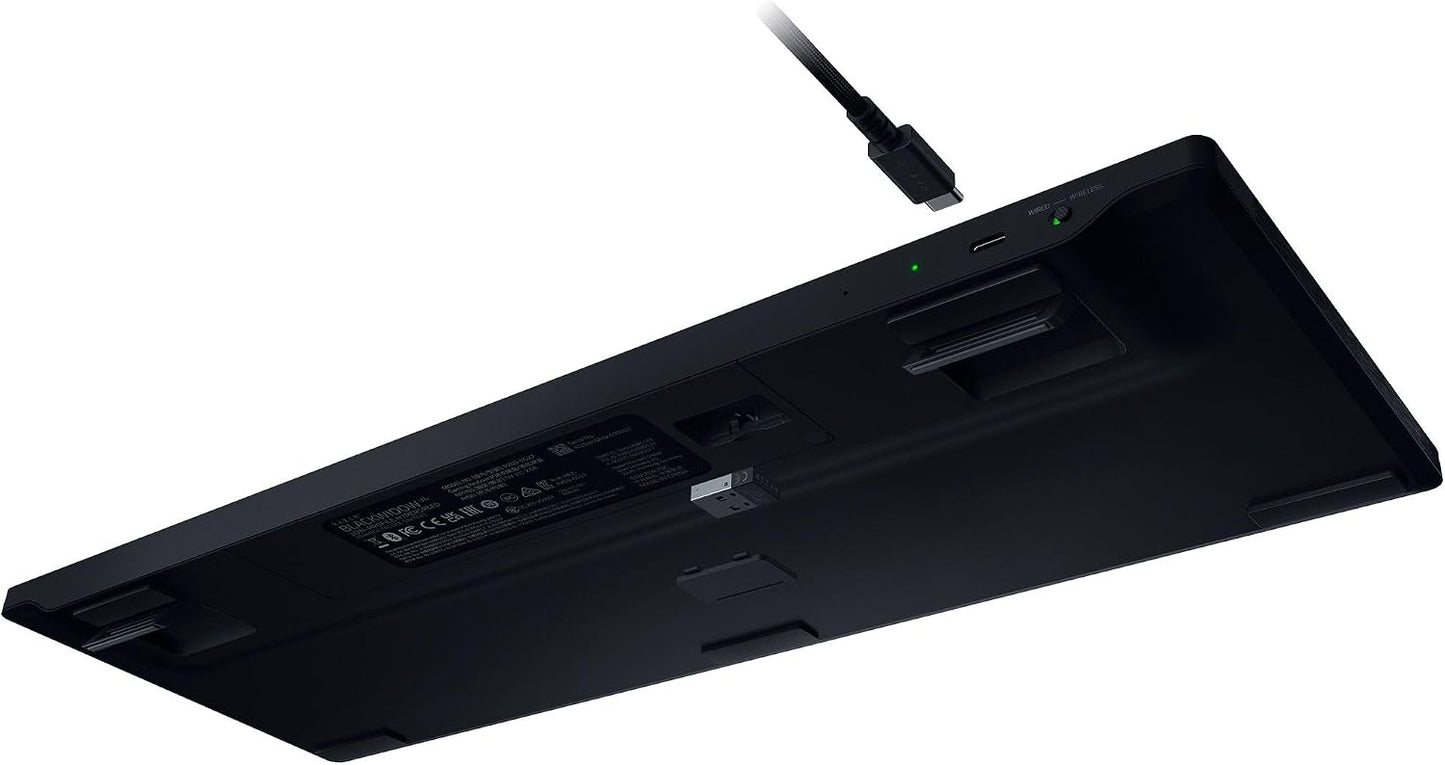 Razer BlackWidow V4 Teclado inalámbrico para juegos de perfil bajo,...