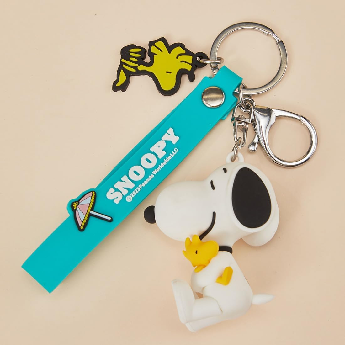 MINISO Snoopy Llavero Colección de Dijes para Bolsa Peanuts Lindo D...
