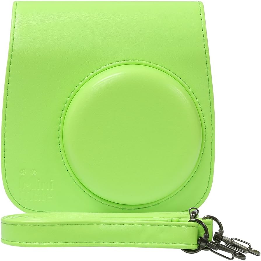 Fuji Instax Mini 9 Cámara Instantánea Verde Lima con Estuche Person...