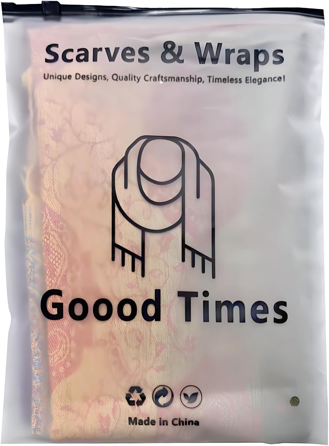 Good Times Fashion Bufanda de seda para mujer, chal de satén de lujo