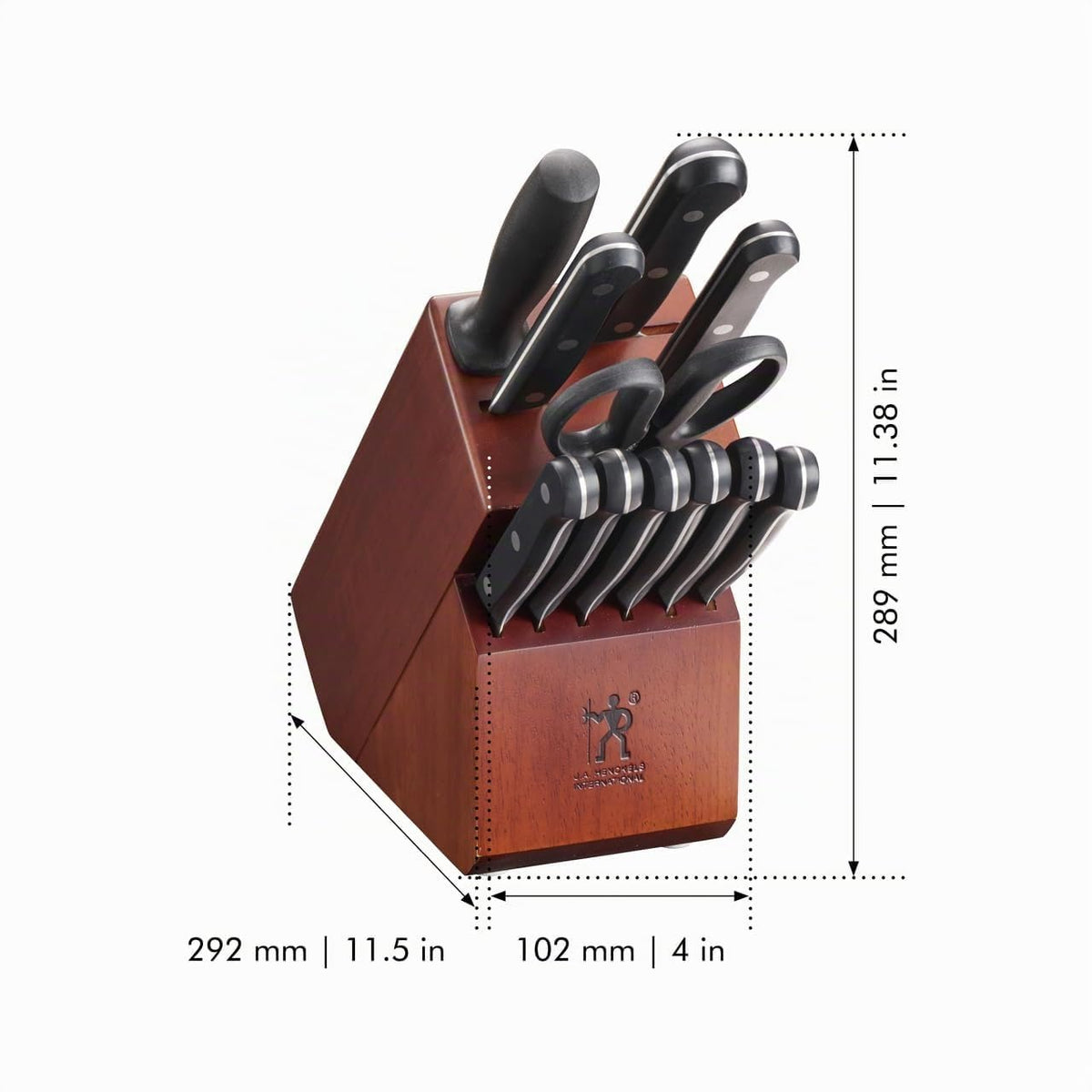 Henckels Solution - Juego de cuchillos de 12 piezas, afilado para |...